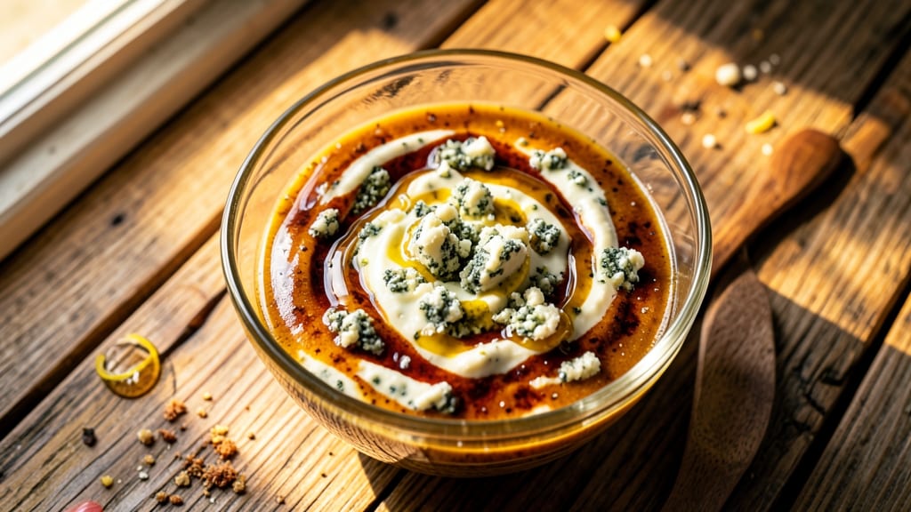 Apple Gorgonzola Salad Dressing Recipe: Bold Cheese and Apple Tang in 5 Minutes