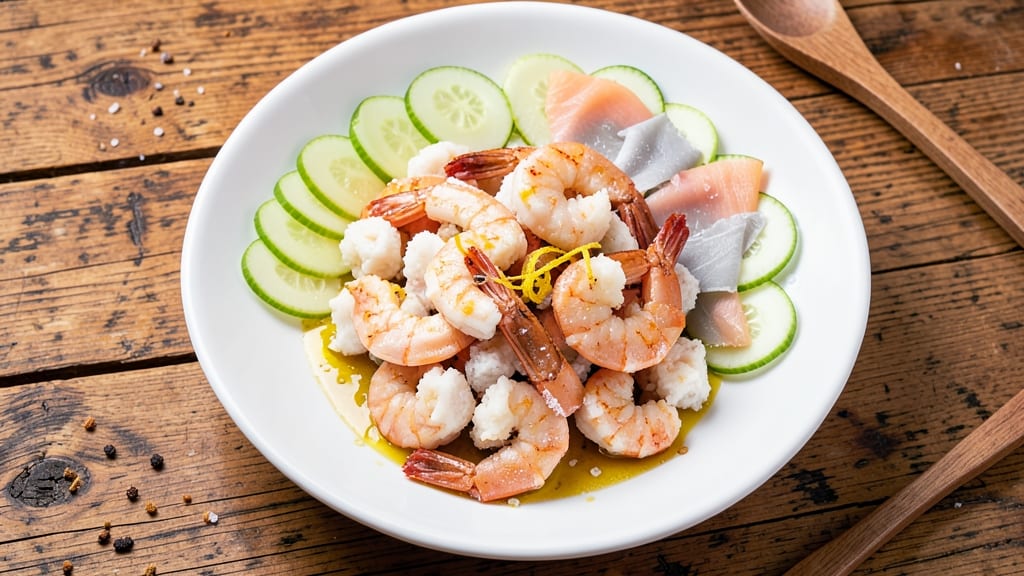 Cafe Max Seafood Salad Recipe: Crispy Celery Crowns Over Zesty Lemon-Dill Bliss