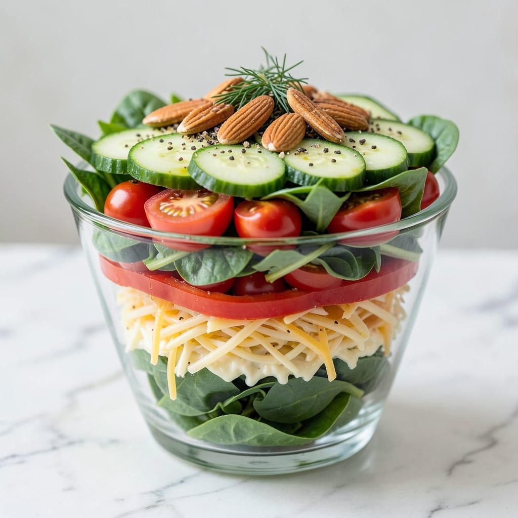 8 Layer Salad Recipe: Stacked Freshness With Crunch in Every Layer