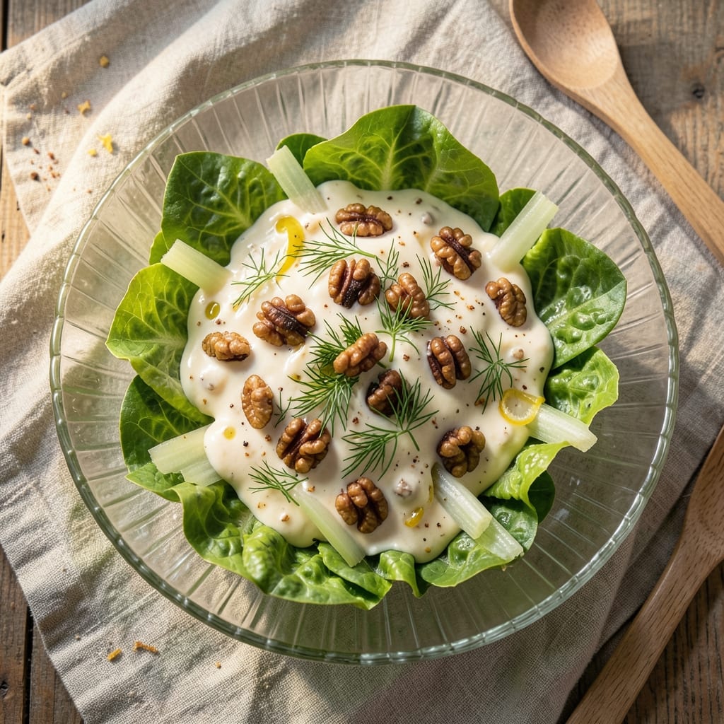 1948 Green Goddess Salad Recipe: Celery-Dill Creaminess With No Mayo