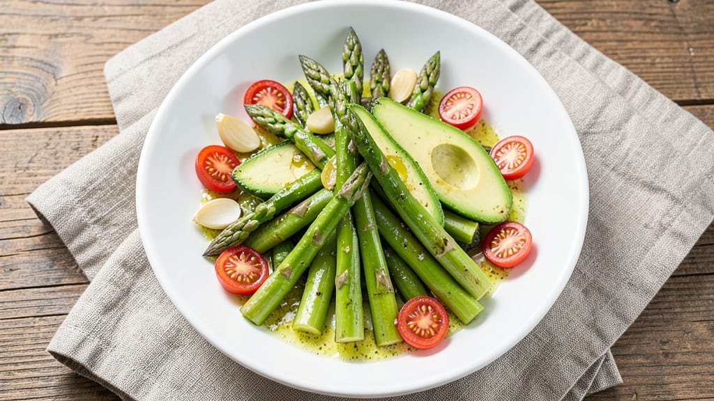 Asparagus Avocado Salad Recipe: Bright Green Crunch With Citrus-Dressed Creaminess