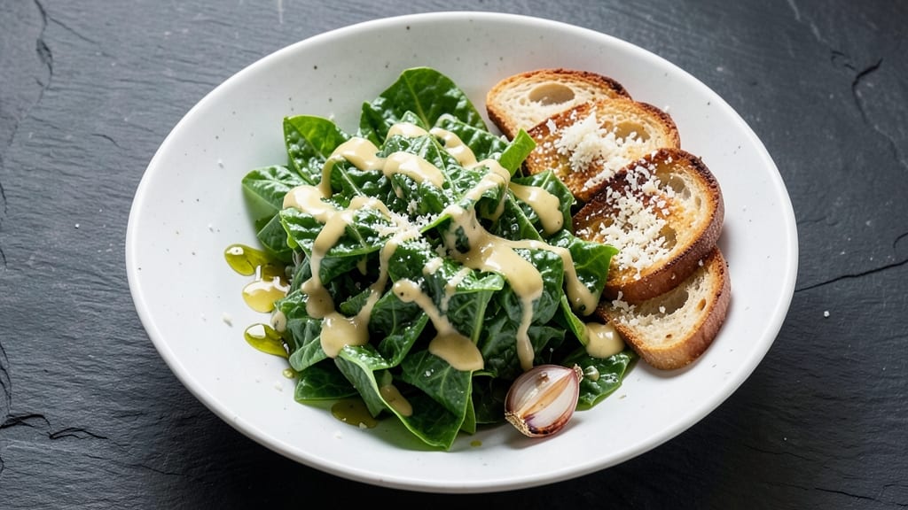 Caesar Salad Recipe With Store-Bought Dressing: Crispy Croutons and Creamy Parmesan Perfection