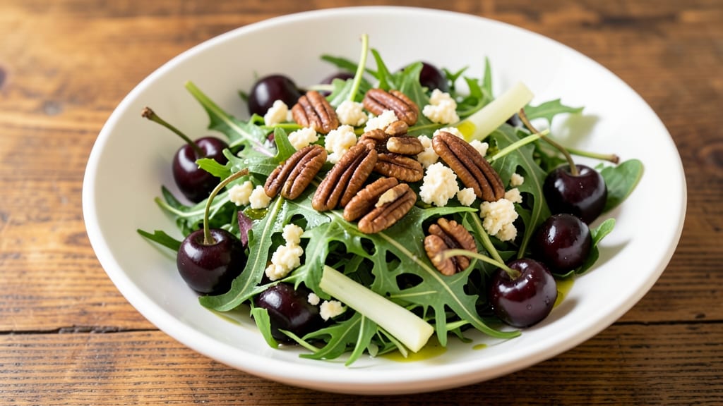 Black Cherry Salad Recipe: Tart-Sweet Balance With Crisp Celery Crowns