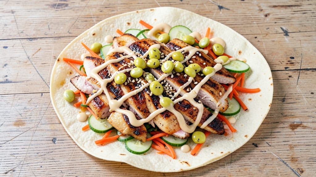 Asian Chicken Salad Wraps Recipe: Crispy Tortilla Crunch Meets Sweet Chili Zing