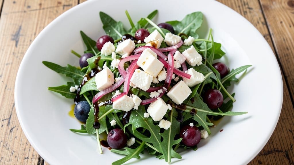 Blueberry Feta Salad Recipe: Sweet-Tart Balance With Crispy Greens