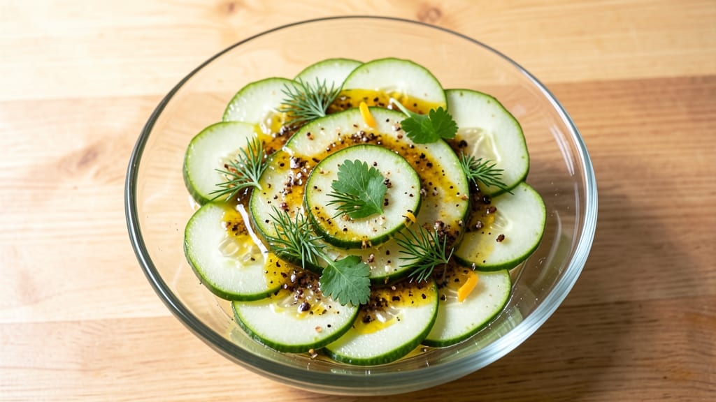 Cucumber Salad Recipe No Sugar: Refreshing Crunch With Herbs and Vinegar Zing