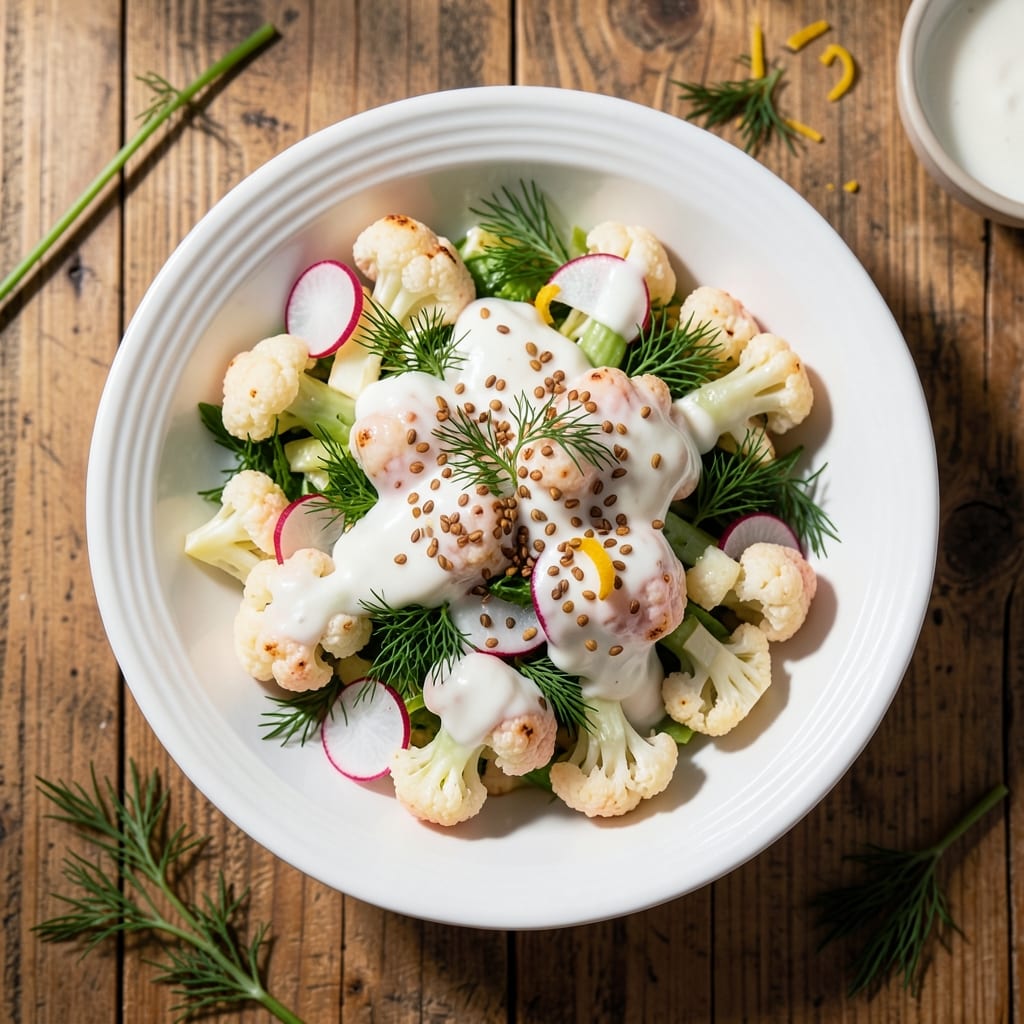 24-Hour Cauliflower Salad Recipe: Creamy, Crunchy, and Long-Lasting Freshness