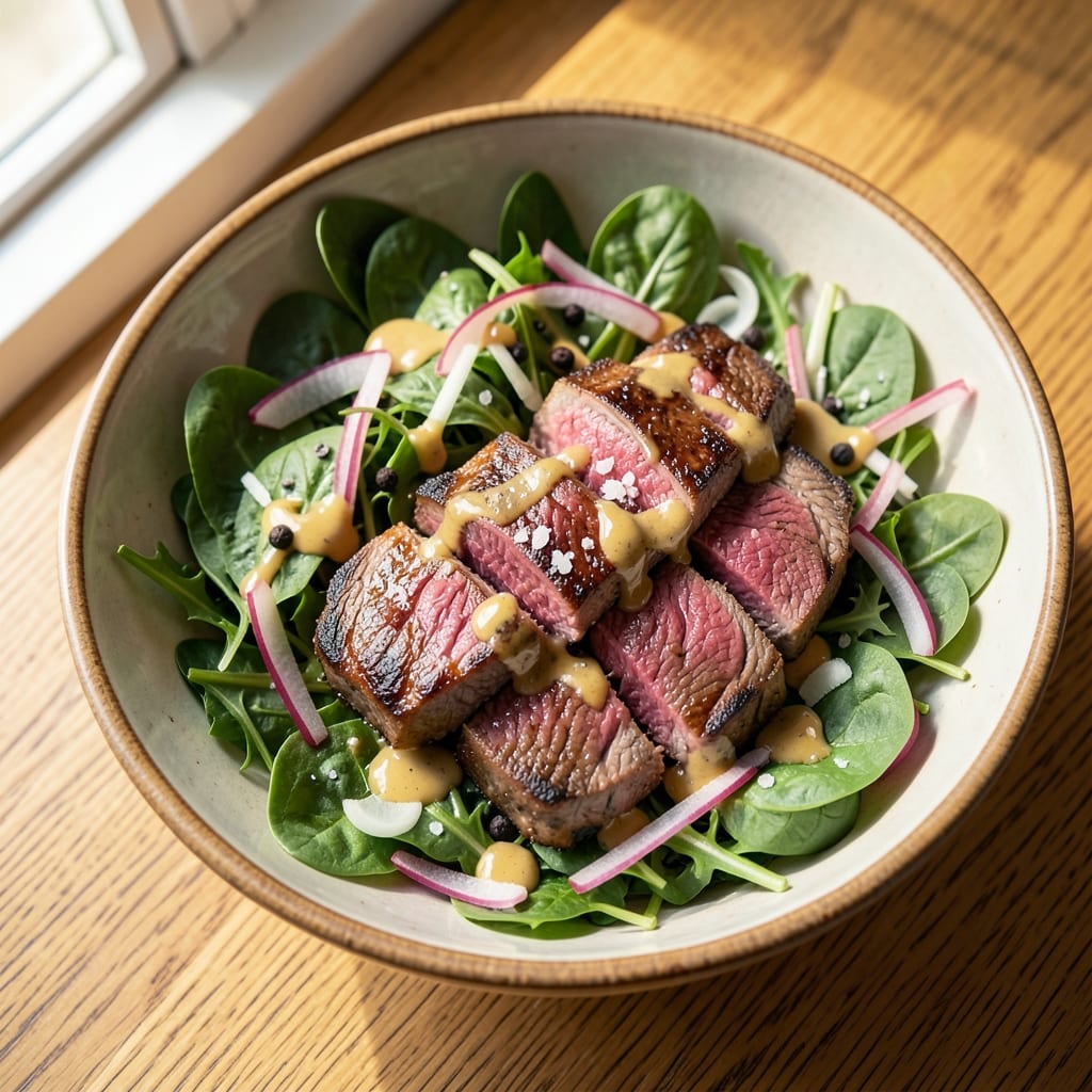 Amazing Steak Salad Recipe: Charred Steak Meets Crisp Celery Crunch