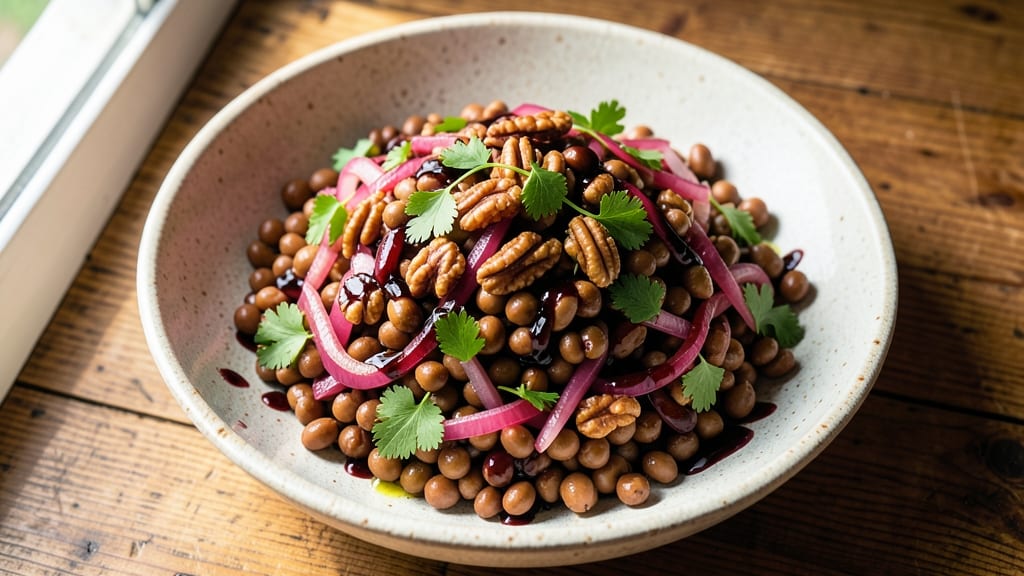 Black Eyed Peas Salad Recipe With Balsamic Vinegar: Bright Tangy Crunch for Potluck Crowd-Pleaser