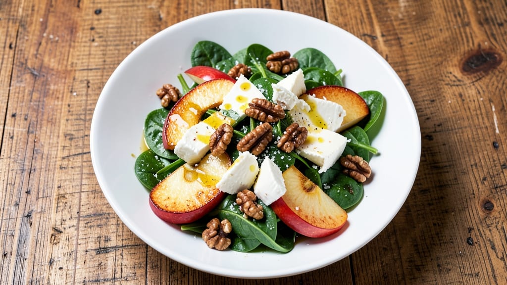 Apple Brie Salad Recipe: Warm Goat Cheese and Caramelized Apple Bites