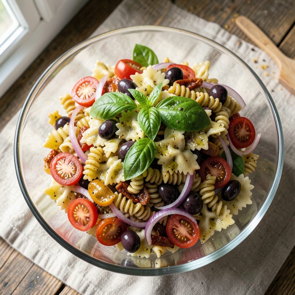 3 Pasta Salad Recipe: Cold Crowd-Pleaser With Zero Mayo