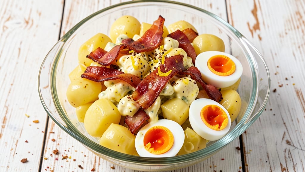 Buc EE's Potato Salad Recipe: Smoky Bacon and Mustard-Kissed Creaminess