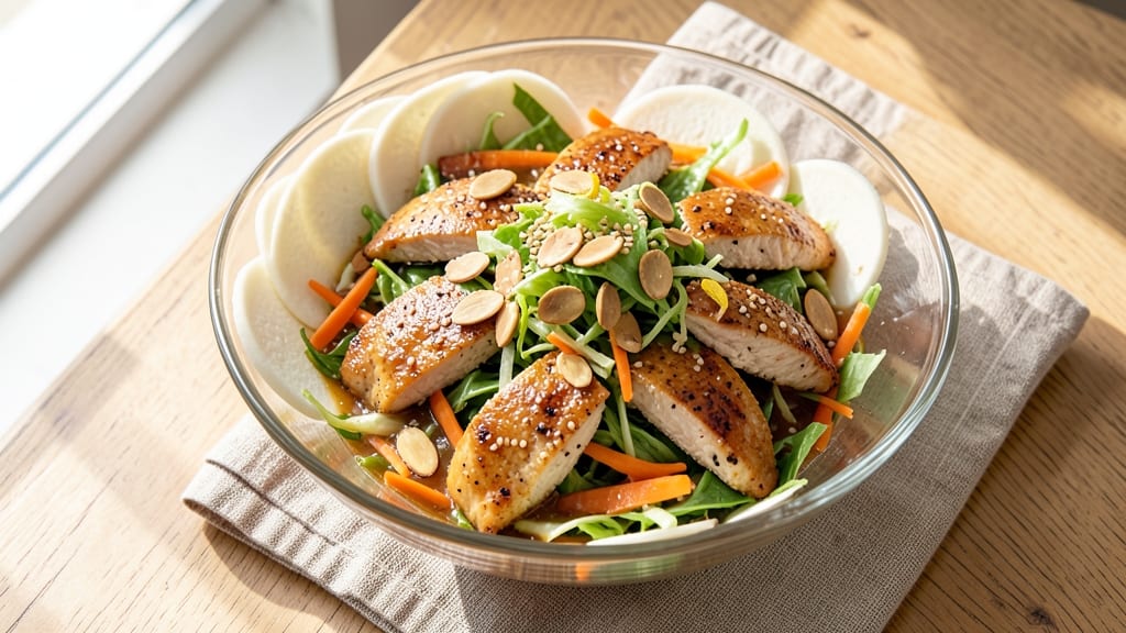 Barefoot Contessa's Chinese Chicken Salad Recipe: Wok-Seared Chicken with Crunchy Sesame Almonds
