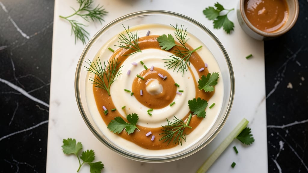 Bertucci's Salad Dressing Recipe: Herb-Infused Creaminess With Celery Crown Topping