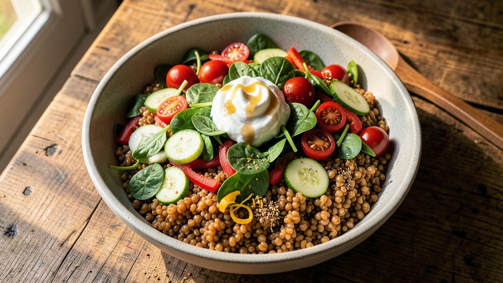 Batch Salad Recipe: Layered Crunch and Creamy Dill Velout