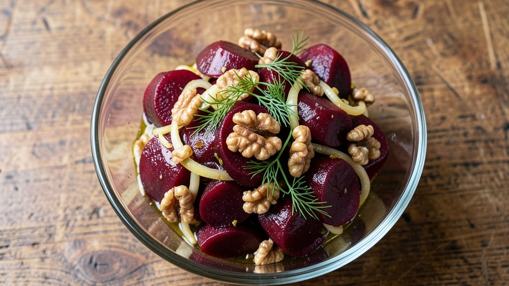 Pickled Beet Salad Recipe With White Vinegar: Tangy Crunch and Earthy Sweetness Balance