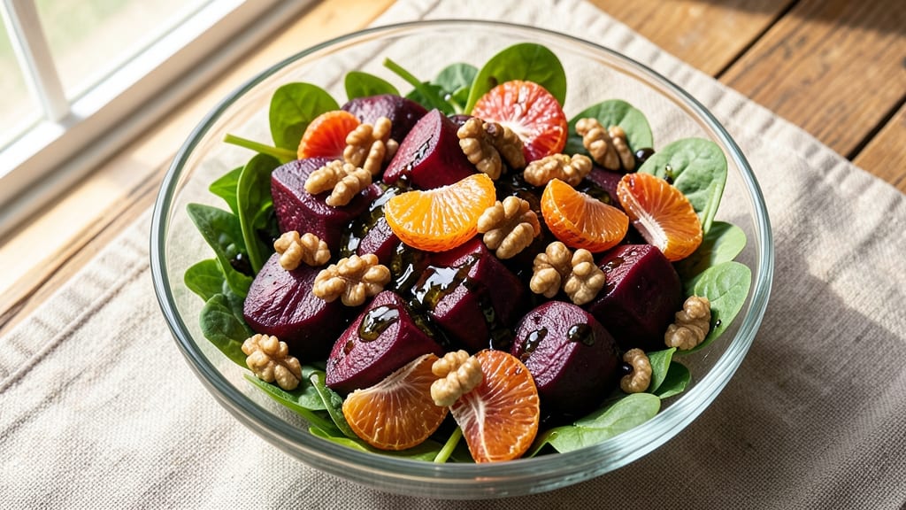 Beet, Orange, and Walnut Salad Recipe: Earthy Sweetness Meets Nutty Crunch