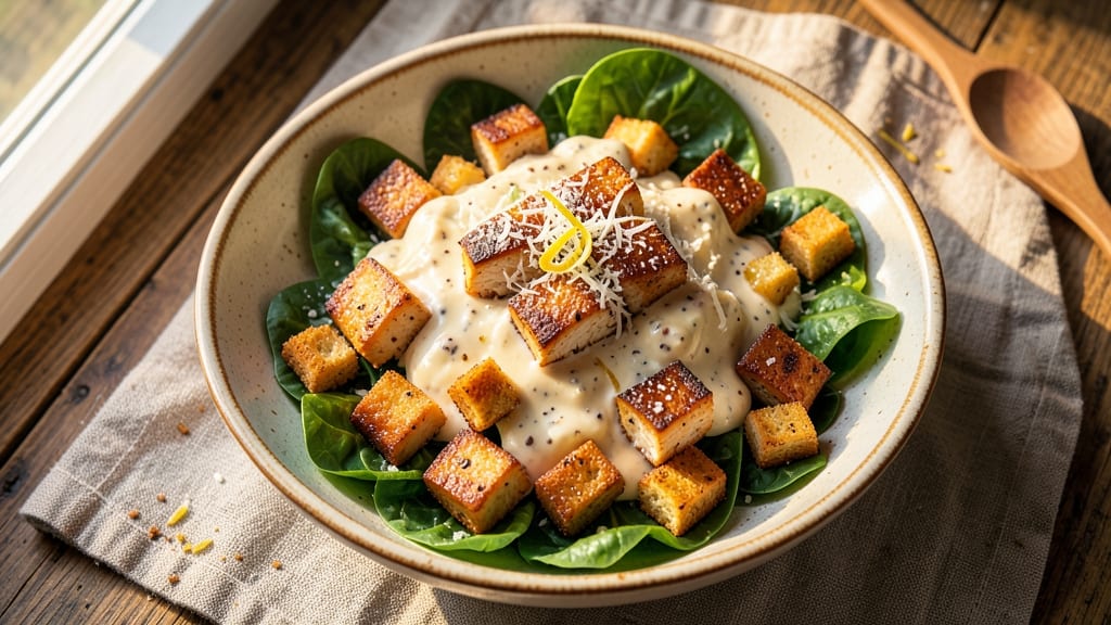 Cajun Chicken Caesar Salad Recipe: Spicy Kick Meets Creamy Crunch