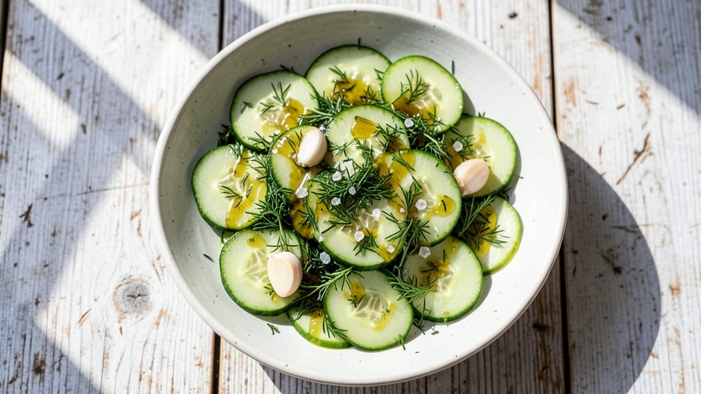 Cucumber Salad Recipe With Oil And Vinegar: Bright Crunch Meets Tangy Freshness