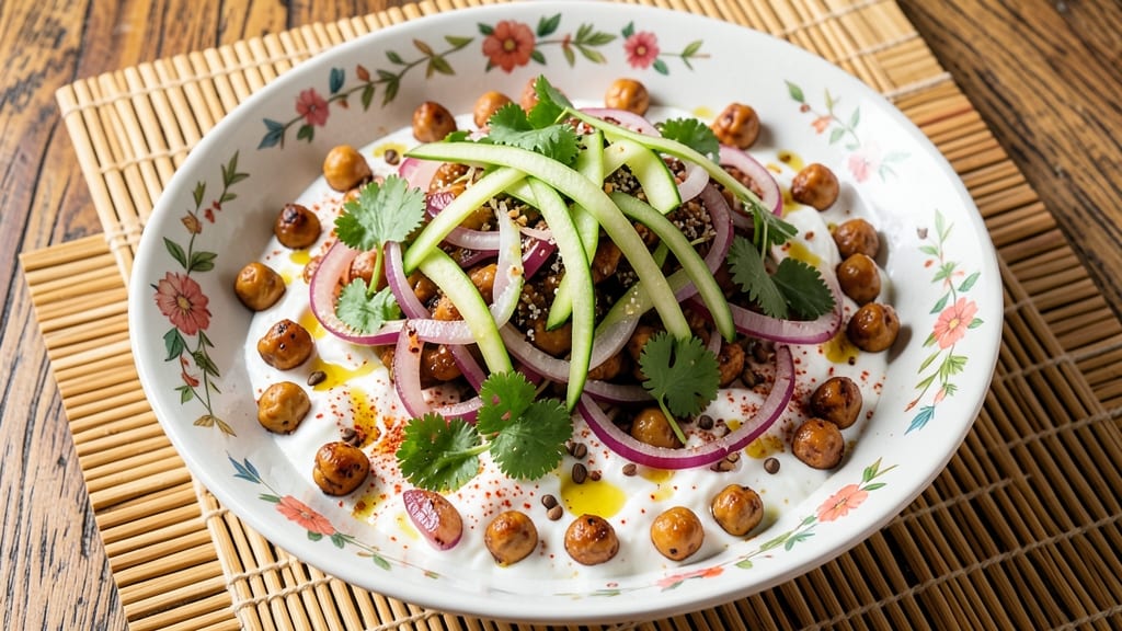 Bangladeshi Salad Recipe: Tangy Yogurt and Crunchy Chickpea Delight