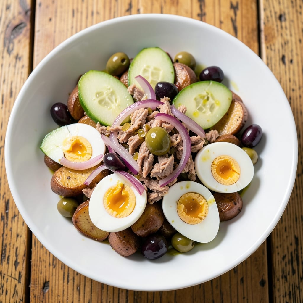 Algarve Salad Recipe: Bright Citrus and Crispy Potato Harmony