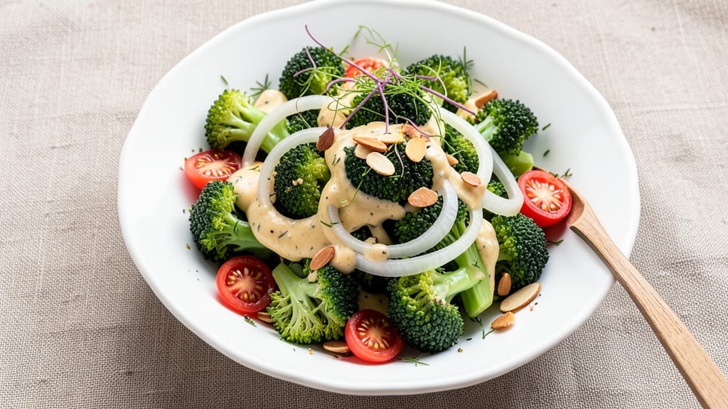 Broccoli Salad Recipe with Ranch Dressing: Crispy Florets and Creamy Dill Harmony