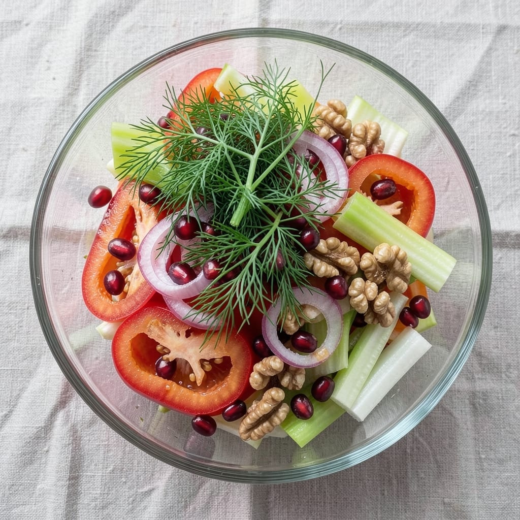 Achichuk Salad Recipe: Cold-Served Ukrainian Comfort with Celery-Dill Crunch