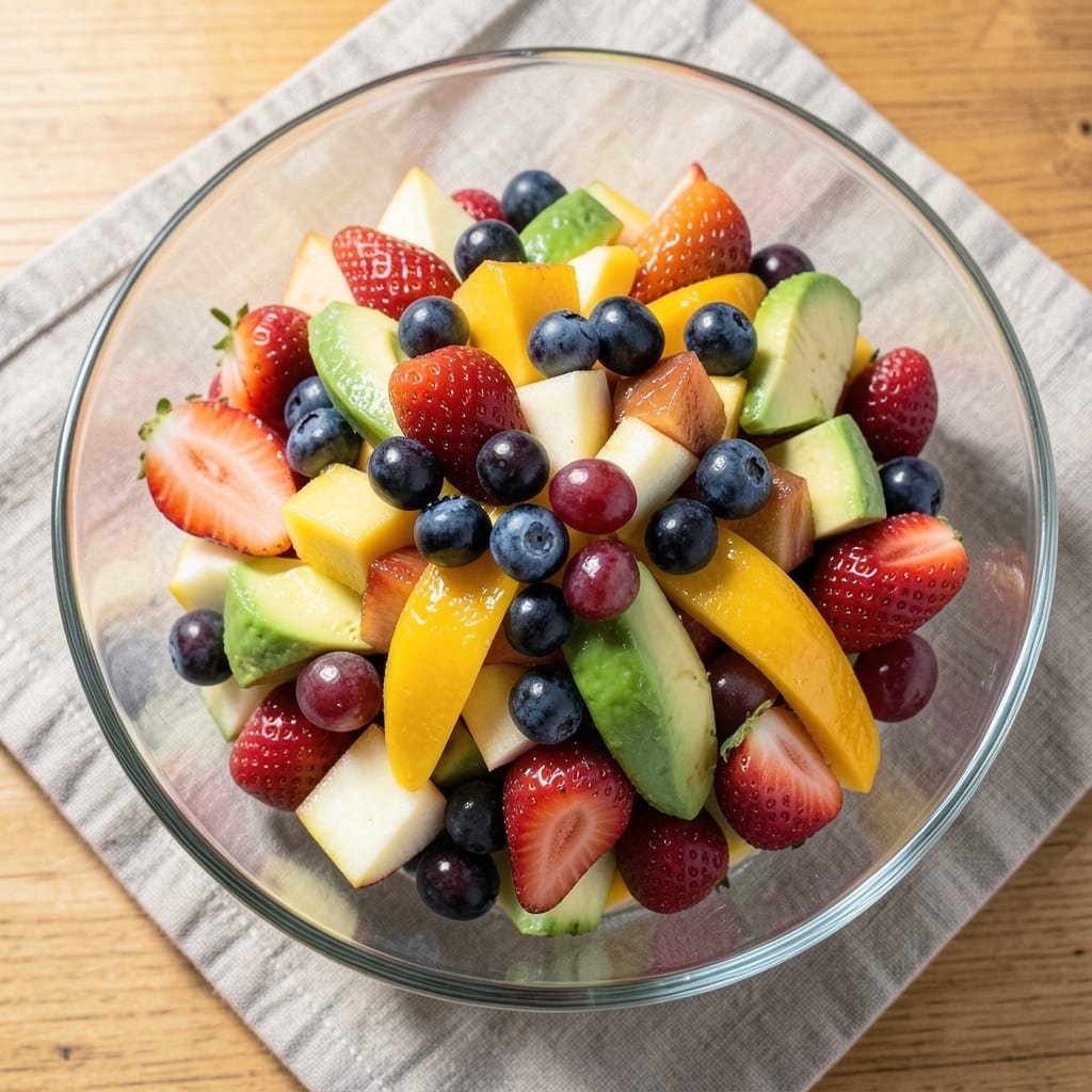5 Fruit Salad Recipe: Vibrant Rainbow Medley in 10 Minutes