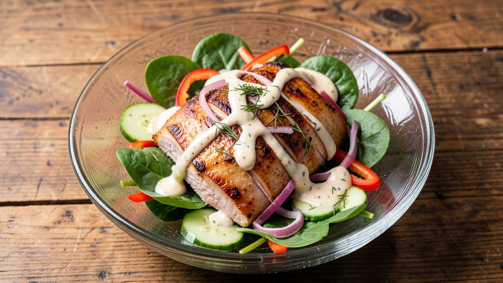 Burges Smoked Turkey Salad Recipe: Smoky-Sweet Crunch With Creamy Herb Velout