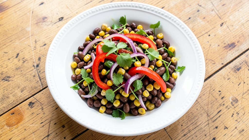 Black Bean, Corn, and Cilantro Salad Recipe: Zesty Lime Vinaigrette Magic