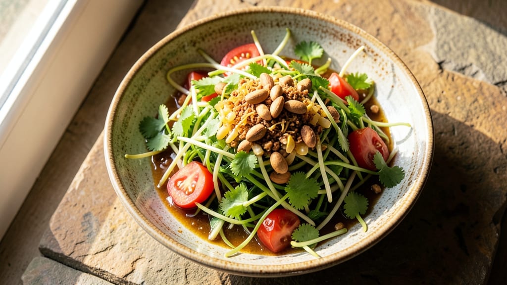 Indian Bean Sprouts Salad Recipe: Zesty Tamarind Lime Twist