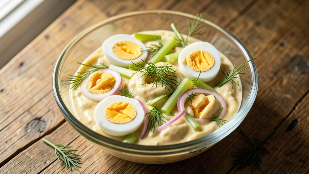 Best Tasting Egg Salad Recipe: Fluffy Mayonnaise Cloud With Celery Zing