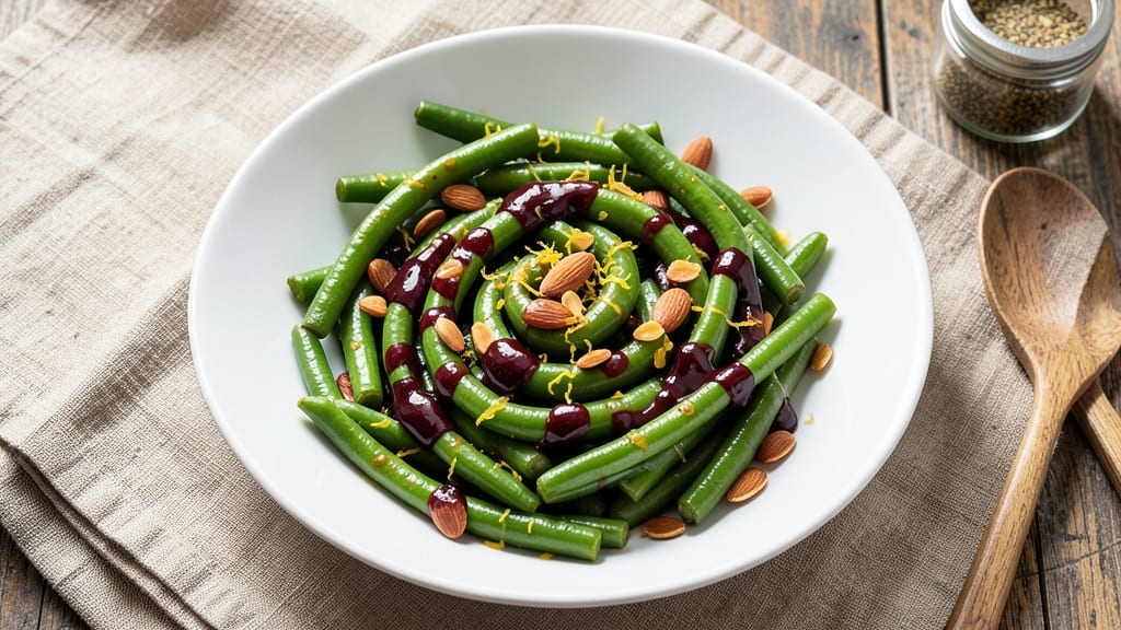Balsamic Green Beans Salad Recipe: Crisp-Tender Beans With Tangy Sweet Glaze
