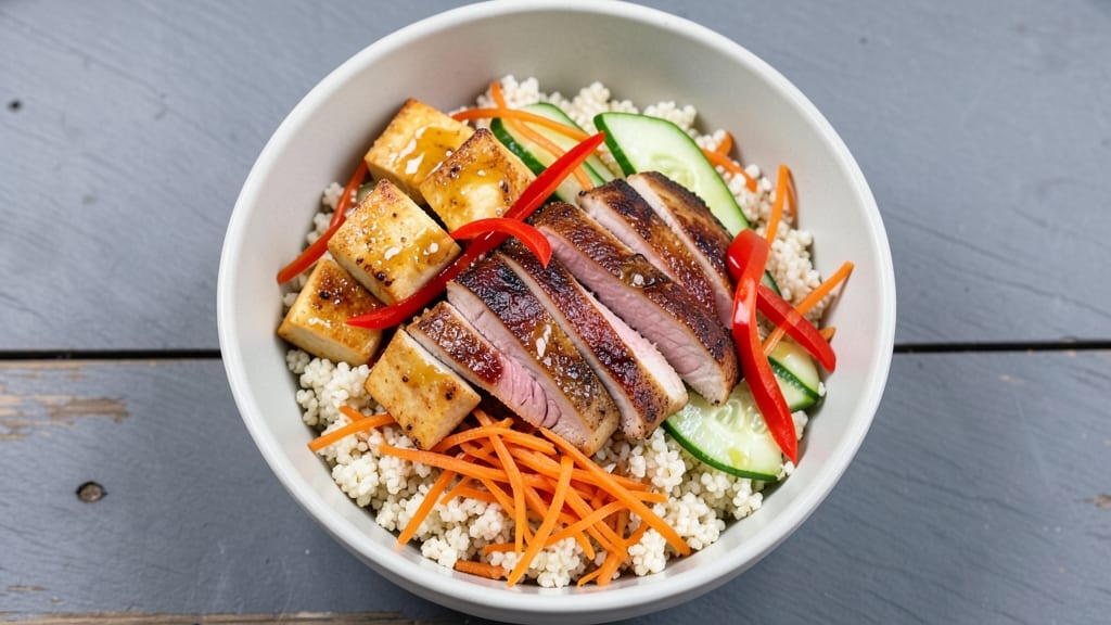 Bento Box Salad Recipe: Crunchy Veggie Packed Protein Powerhouse