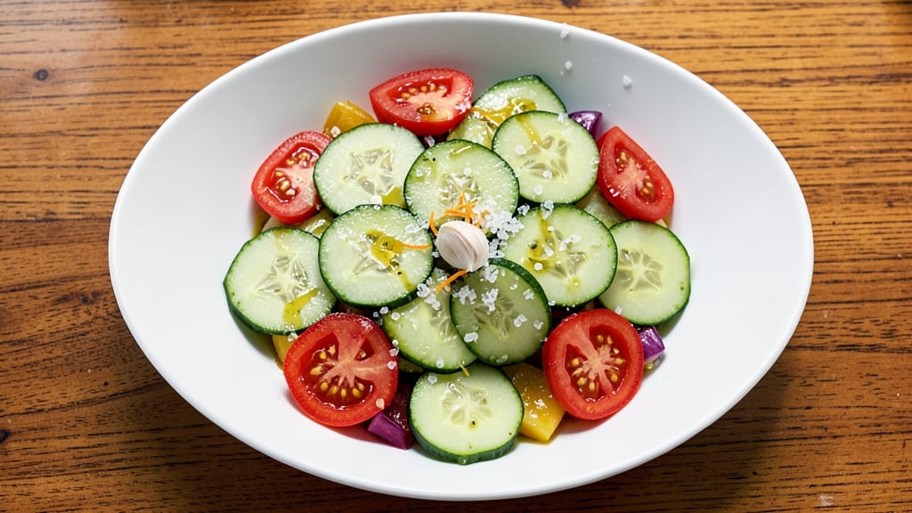 Cucumber Tomato Salad Recipe With White Vinegar: Bright and Tangy Crunch in Minutes