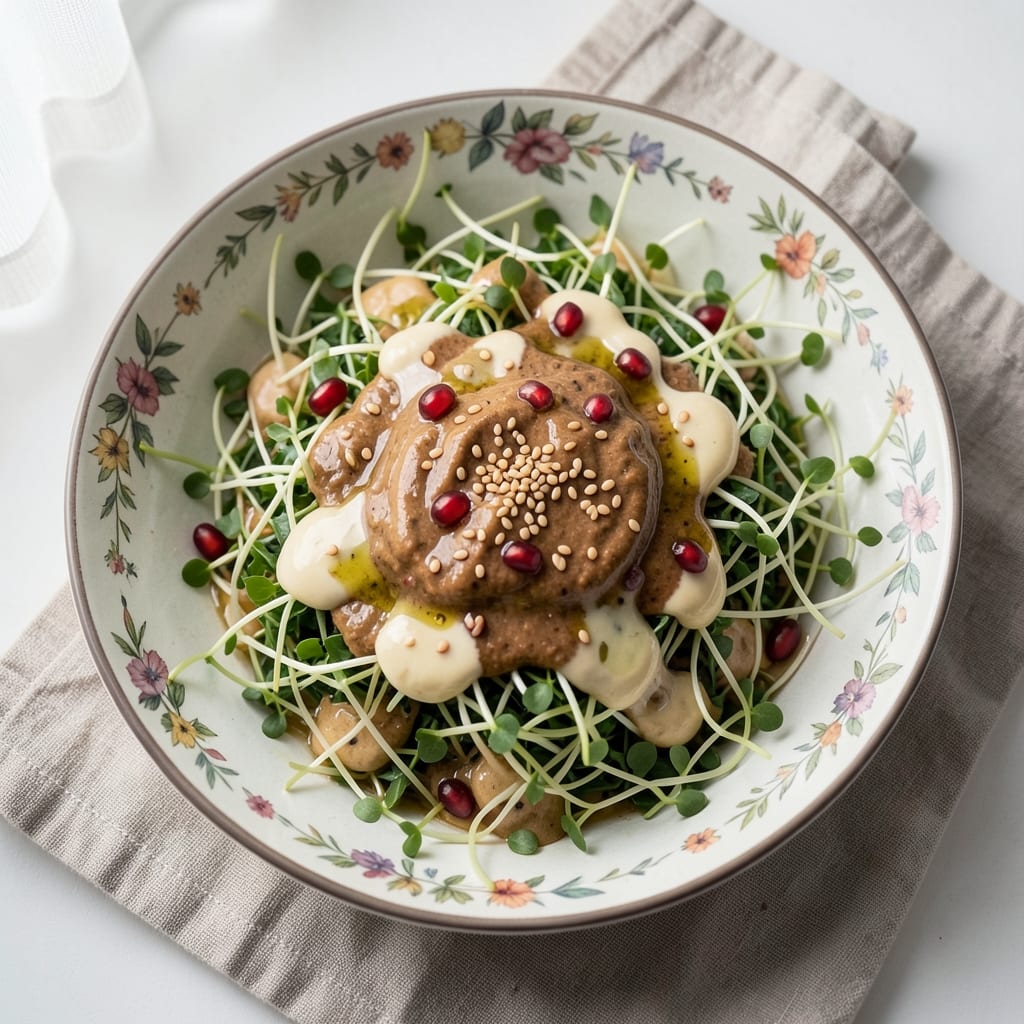 Alfalfa Salad Recipe: Bright Green Crunch with Lemon-Tahini Zing
