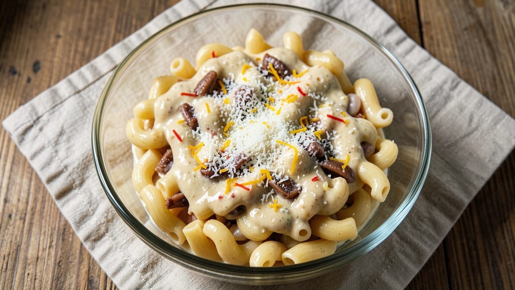 Caesar Macaroni Salad Recipe: Bold Anchovy-Kissed Pasta with Crunchy Croutons