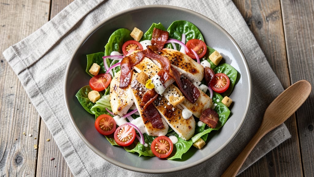 Applebee's Salad Recipe: Copycat Crunch With Creamy Ranch Velout