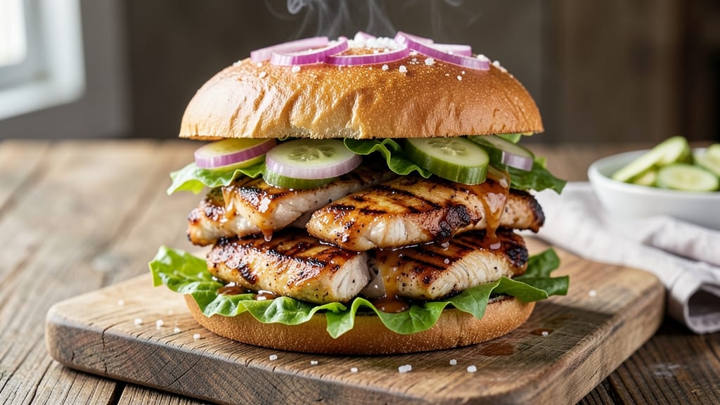 Barbecue Chicken Salad Sandwich Recipe: Smoky Grilled Flavor Meets Crunchy Comfort