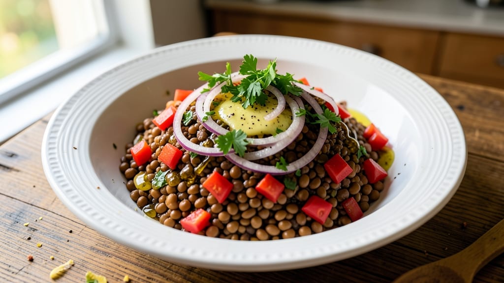 Brown Lentil Salad Recipe: Earthy Protein-Packed Crunch in 20 Minutes