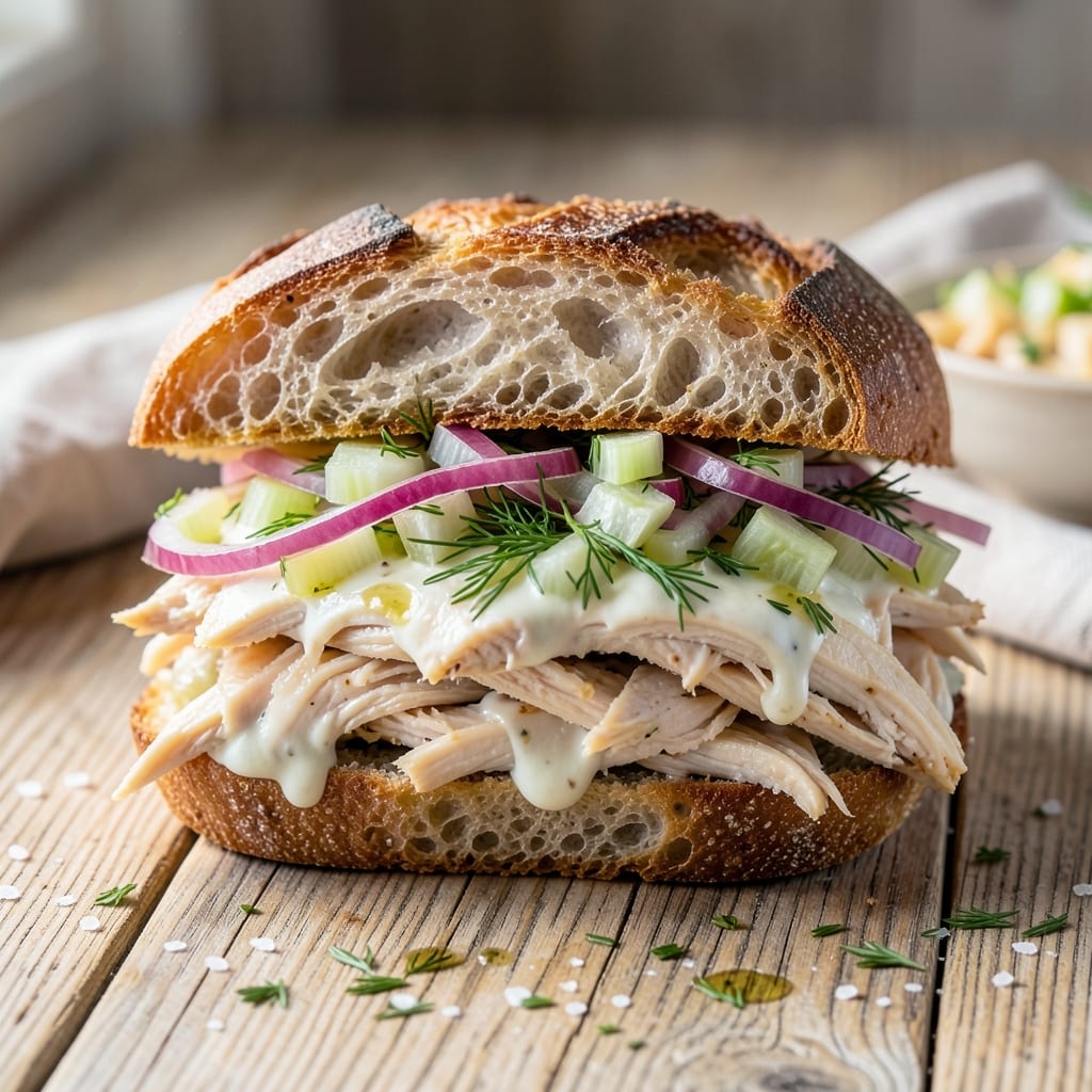 Amazing Chicken Salad Sandwich Recipe: Herb-Infused Yogurt Dressing That Stays Fresh for Days