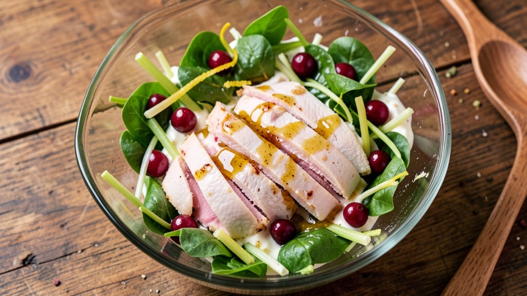 Boars Head Cranberry Chicken Salad Recipe: Crispy Celery Crowns Over Tangy Cranberry Dressing
