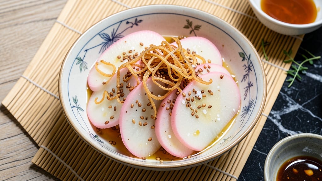 Japanese Daikon Salad Recipe: Crisp-Tender Bite with Tangy Sesame Zing