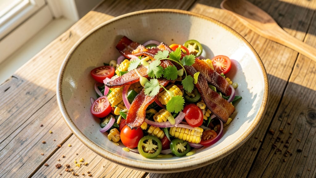 Bacon Jalapeño Corn Salad Recipe: Smoky Sweet Heat in 25 Minutes