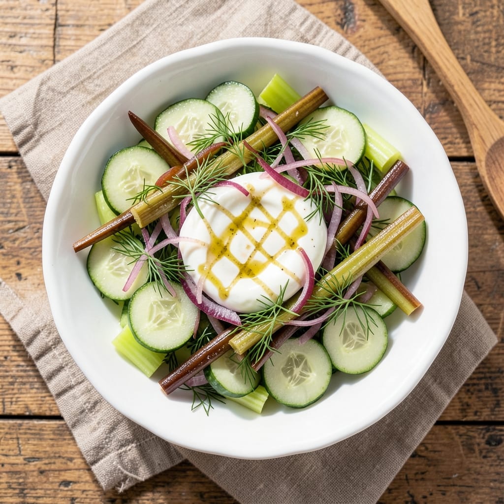 Alejos Chopped Salad Recipe: Celery-Dill Crunch With Creamy Yogurt Base