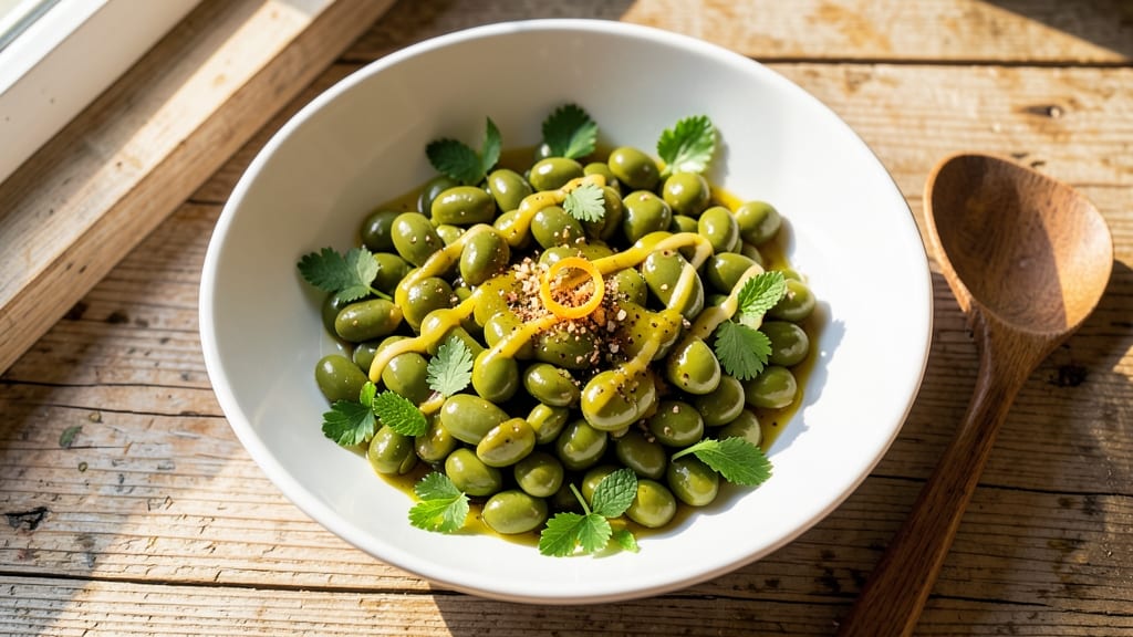 Broad Bean Salad Ottolenghi Recipe: Crispy Blanched Beans with Lemon-Herb Zing
