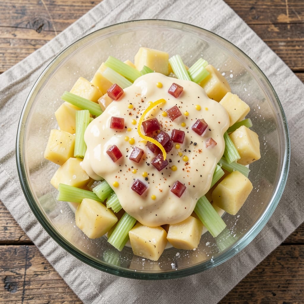 3-Lb Potato Salad Recipe: Picnic-Proof Creaminess With Celery Crunch
