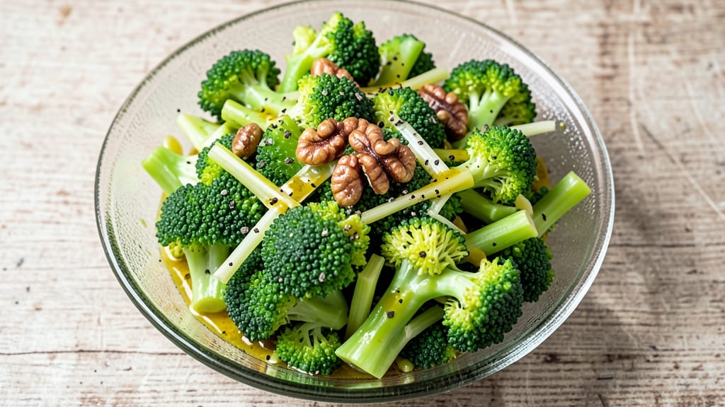 Broccoli Salad Recipe No Sugar: Crispy Celery Crowns Over Zesty Apple Cider Vinaigrette