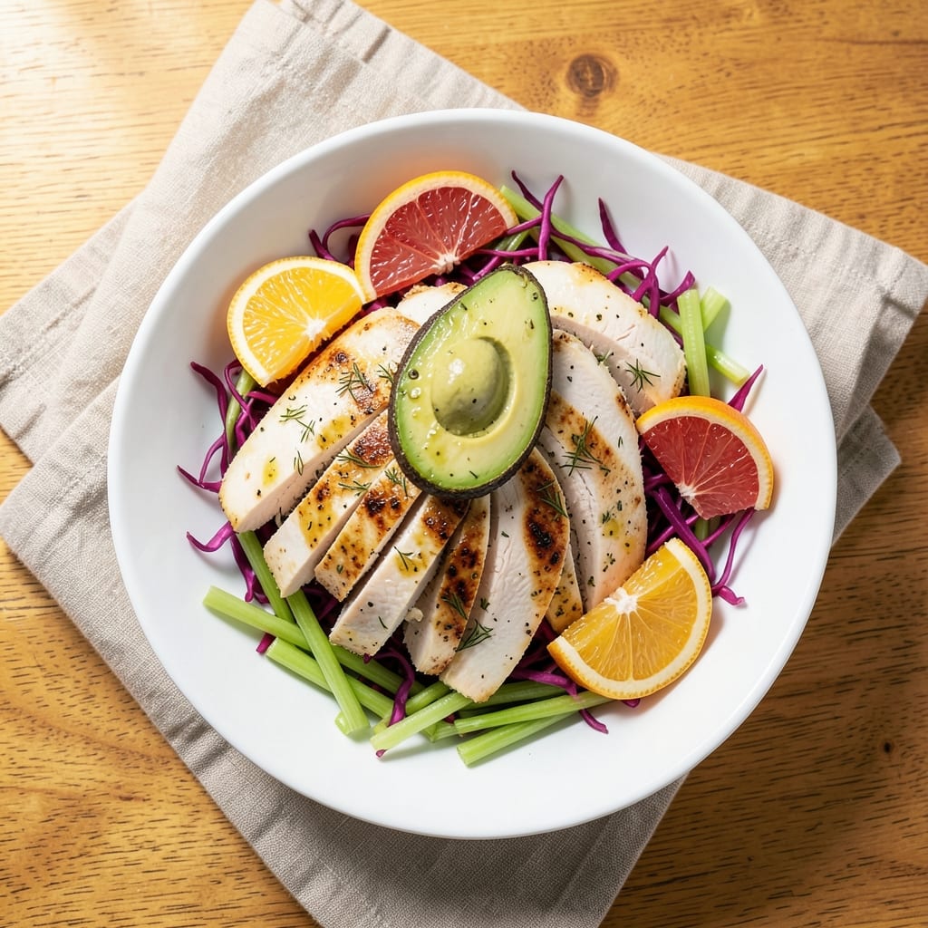 200-Calorie Salad Recipe: Crisp Celery and Citrus Brightness
